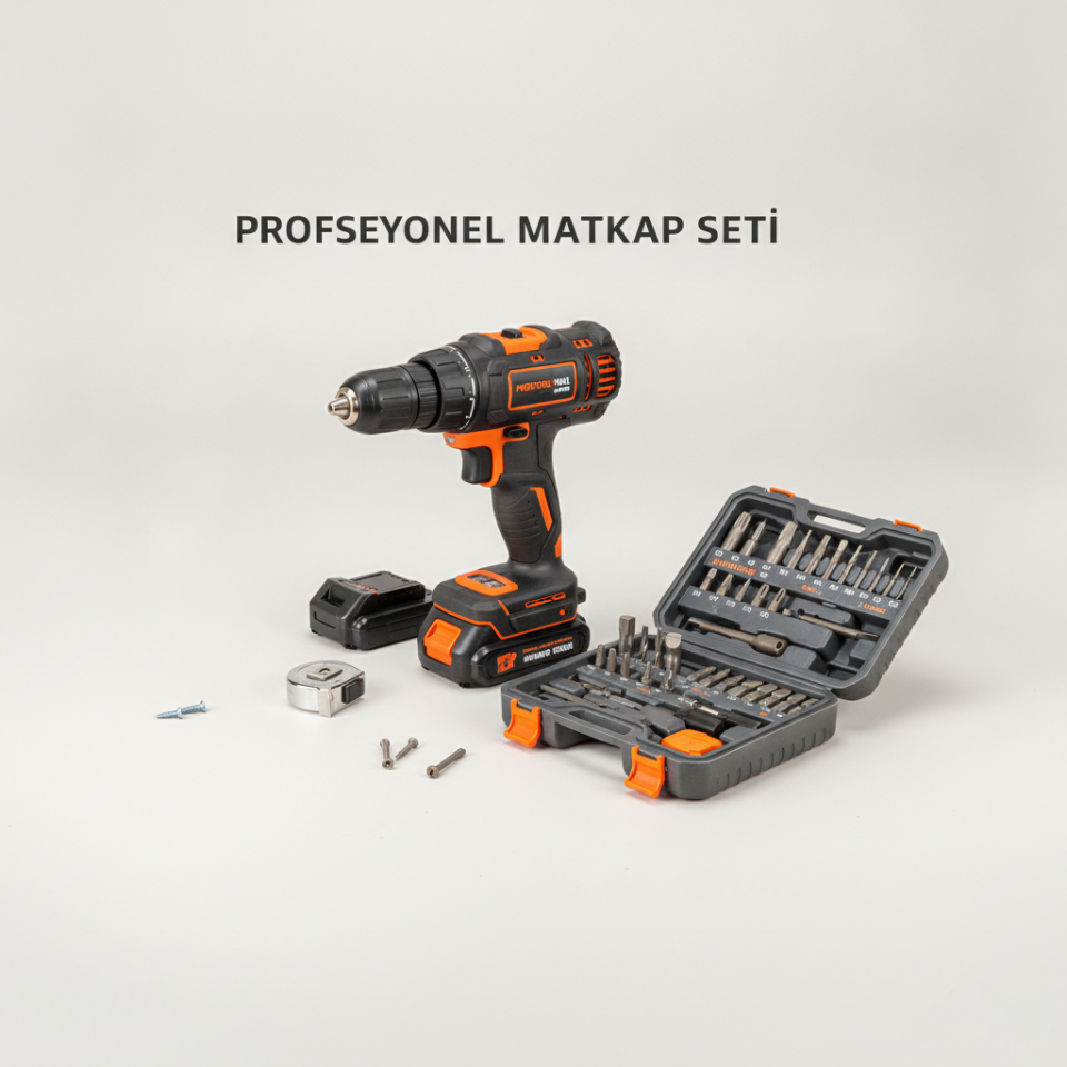 Profesyonel Matkap Seti