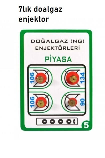 7lık doalgaz enjektor