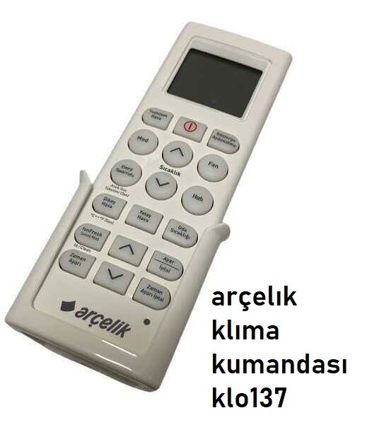 ARÇELİK KLİMA KUMANDASİ  klo137